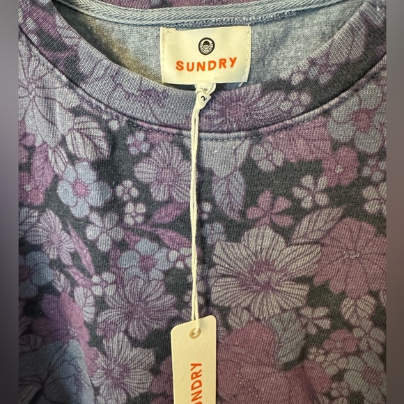 Sundry floral puff sleeve shortsleeve shirt - Picture 4 of 6